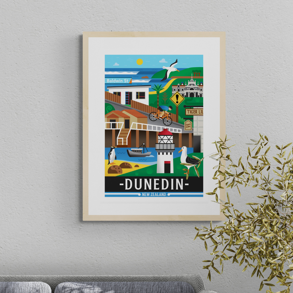 Dunedin Art Print Greg Straight Art