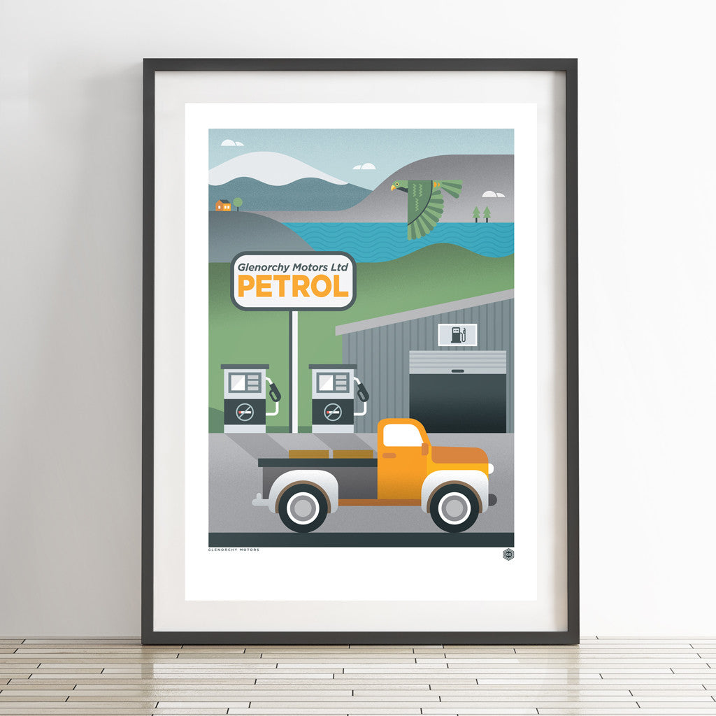 Glenorchy Motors Greg Straight Art