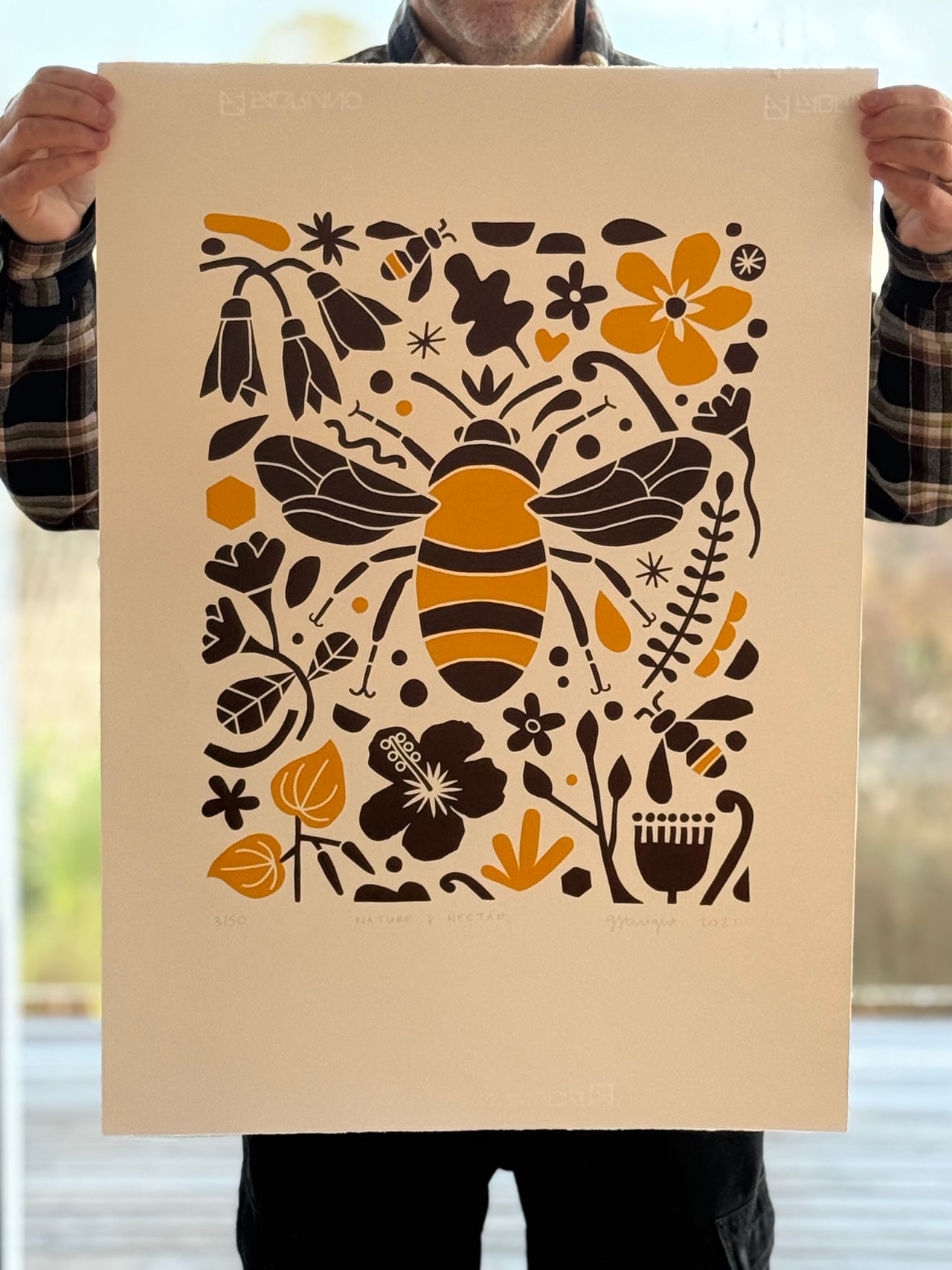 Nature & Nectar - Limited Edition Screen Print