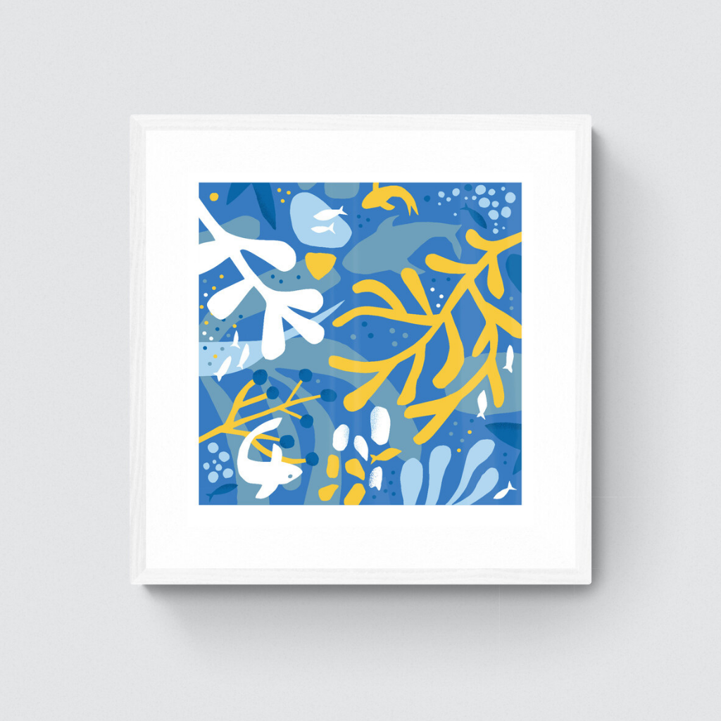 Beneath the Waves Limited Edition Art print-Blunt Umbrellas-Kiwiana art