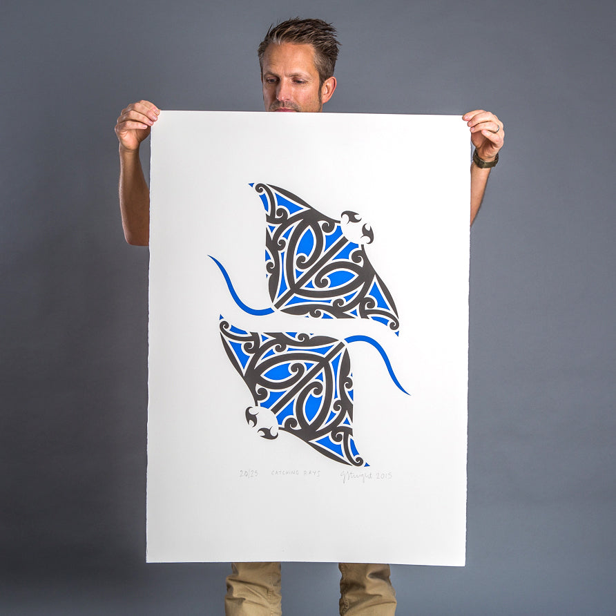 'Catching Rays' Screen Print