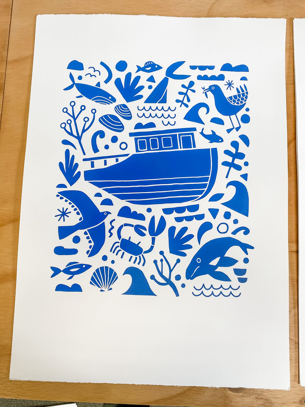 Ship Shapes - Screen print