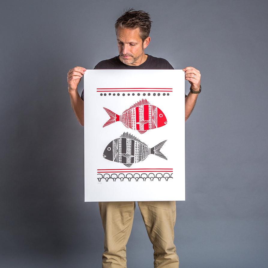 snapper screen print